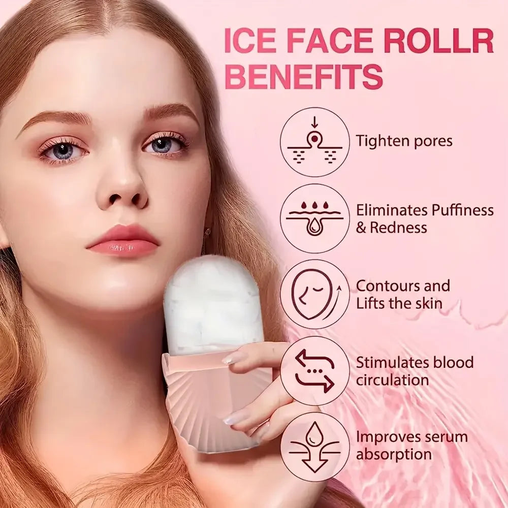 Facial Ice Roller & Gua Sha Tool Set